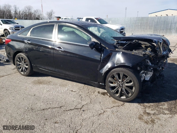 2011 Hyundai Sonata SE with VIN 5NPEC4AC4BH141446, listed as a Copart auction lot 49726375 with 177,487 mi miles and Salvage Title. Bid and sale history available at carsss.com. Image 4.