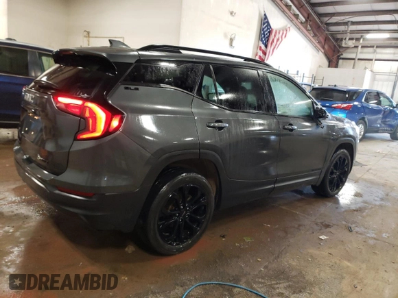 2020 GMC Terrain SLE with VIN 3GKALTEV1LL224505, listed as a Copart auction lot 59226095 with 99,204 mi miles and Non repairable. Bid and sale history available at DreamBid. Image 3.