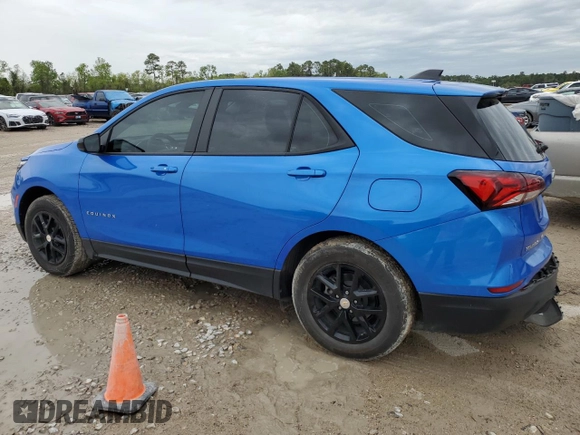 2024 Chevrolet Equinox LS with VIN 3GNAXHEG8RL216769, listed as a Copart auction lot 50517505 with 75,903 mi miles and Salvage Title. Bid and sale history available at DreamBid. Image 2.