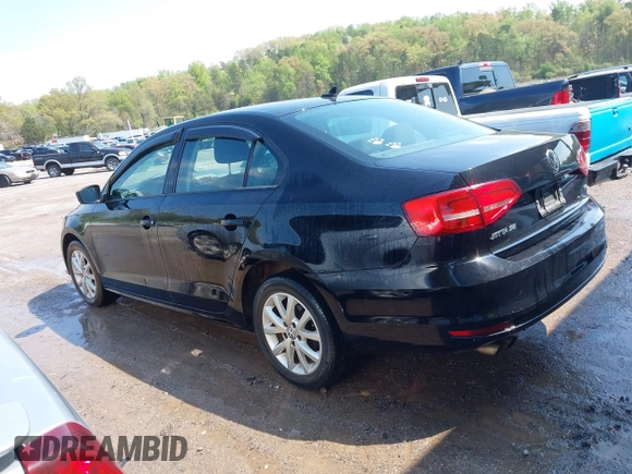 2015 Volkswagen Jetta Sedan 1.8T SE with VIN 3VWD17AJ6FM285921, listed as a IAAI auction lot 42005164 with 173,028 mi miles. Bid and sale history available at carsss.com. Image 3.