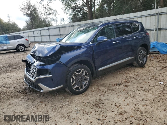 2021 Hyundai Santa Fe Limited with VIN 5NMS4DAL5MH364420, listed as a Copart auction lot 45100625 with 62,974 mi miles and Non Repairable. Bid and sale history available at carsss.com. Image 1.