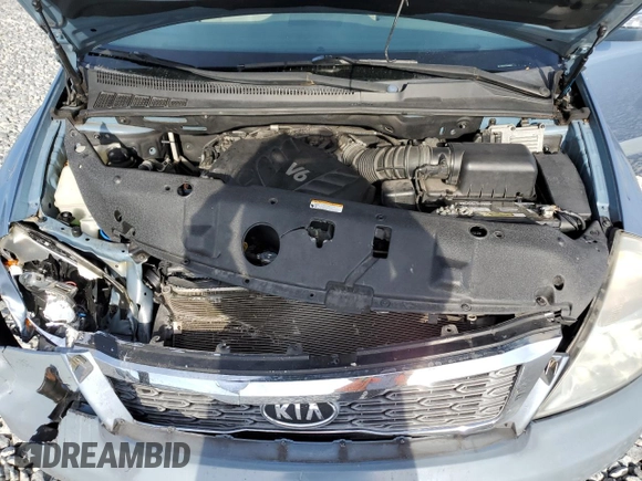 2012 Kia Sedona LX with VIN KNDMG4C7XC6486847, listed as a Copart auction lot 54514335 with 174,371 mi miles and Salvage Title. Bid and sale history available at carsss.com. Image 12.