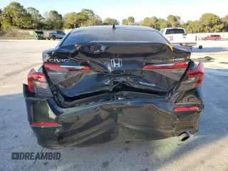 2023 Honda Civic Sedan Sport with VIN 2HGFE2F56PH515599, listed as a Copart auction lot 86490774 with 43,935 mi miles and Salvage Title. Bid and sale history available at carsss.com. Image 6.