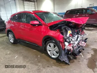 2020 Honda HR-V EX with VIN 3CZRU6H59LM709701, listed as a Copart auction lot 43062975 with 33,613 mi miles and Salvage Title. Bid and sale history available at carsss.com. Image 4.