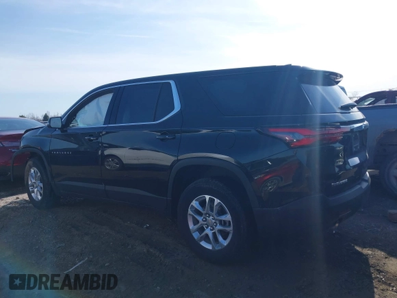 2023 Chevrolet Traverse LS with VIN 1GNERFKW2PJ320318, listed as a IAAI auction lot 41768200 with 12,811 mi miles. Bid and sale history available at carsss.com. Image 3.