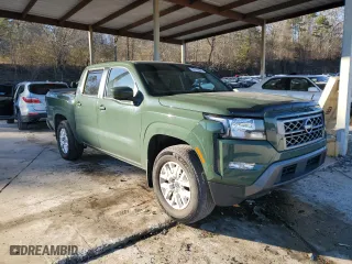 2022 Nissan Frontier PRO-X with VIN 1N6ED1EJ1NN603029, listed as a Copart auction lot 89176575 with 57,371 mi miles and Salvage Title. Bid and sale history available at carsss.com. Image 4.