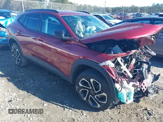 2024 Chevrolet Trax 2RS with VIN KL77LJE2XRC020321, listed as a IAAI auction lot 41070839 with Not Provided miles and . Bid and sale history available at DreamBid. Image 1.