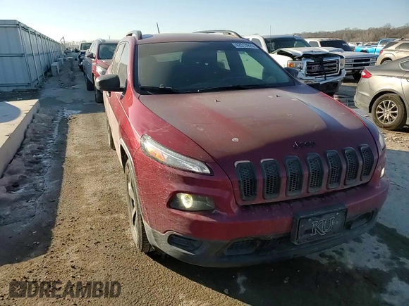 2017 Jeep Cherokee Sport with VIN 1C4PJMAB1HW529548, listed as a Copart auction lot 42513925 with 104,311 mi miles and Salvage title. Bid and sale history available at DreamBid. Image 12.