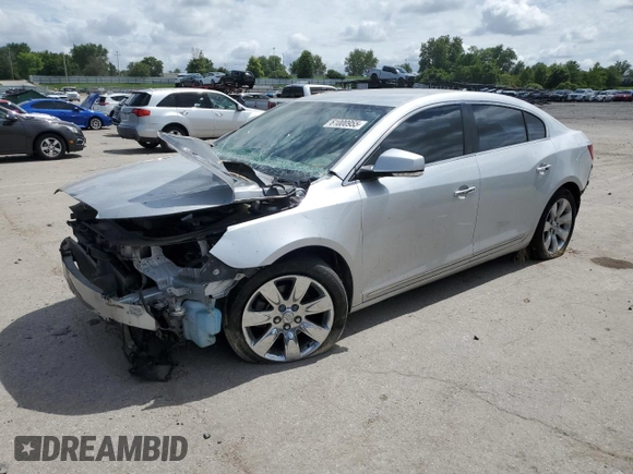 2010 Buick LaCrosse CXL with VIN 1G4GC5EGXAF202296, listed as a Copart auction lot 61000955 with Not provided miles and Salvage title. Bid and sale history available at DreamBid. Image 1.