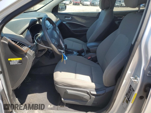 2017 Hyundai Santa Fe 2.4L with VIN 5XYZTDLB0HG466987, listed as a Copart auction lot 62330505 with 108,924 mi miles and Salvage title. Bid and sale history available at DreamBid. Image 7.