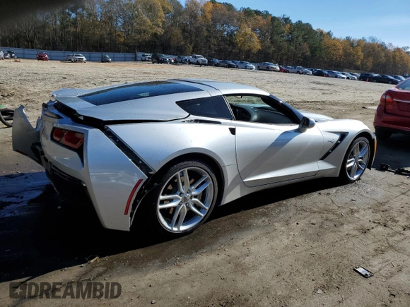 2019 Chevrolet Corvette 2LT with VIN 1G1YD2D73K5107276, listed as a Copart auction lot 79177453 with 11,280 mi miles. Bid and sale history available at carsss.com. Image 3.