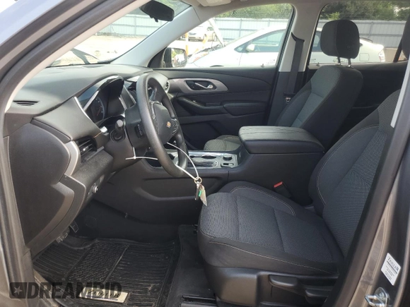 2020 Chevrolet Traverse LS with VIN 1GNERFKW4LJ185840, listed as a Copart auction lot 61645455 with 47,682 mi miles and Salvage title. Bid and sale history available at DreamBid. Image 7.