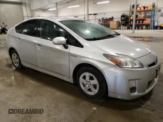 2011 Toyota Prius I with VIN JTDKN3DU9B1474504, listed as a Copart auction lot 53330175 with 81,294 mi miles and Salvage Title. Bid and sale history available at DreamBid. Image 4.