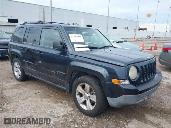 2014 Jeep Patriot Latitude with VIN 1C4NJPFA2ED564275, listed as a IAAI auction lot 42371032 with 221,965 mi miles and . Bid and sale history available at DreamBid. Image 1.