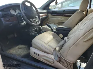 2001 Chrysler Sebring Limited with VIN 1C3EL65U01N711623, listed as a Copart auction lot 75607884 with 0 mi miles and Salvage Title. Bid and sale history available at carsss.com. Image 7.