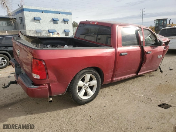 2014 Ram 1500 Tradesman with VIN 1C6RR6KG5ES424092, listed as a Copart auction lot 41618445 with 0 mi miles and Salvage Title. Bid and sale history available at carsss.com. Image 3.