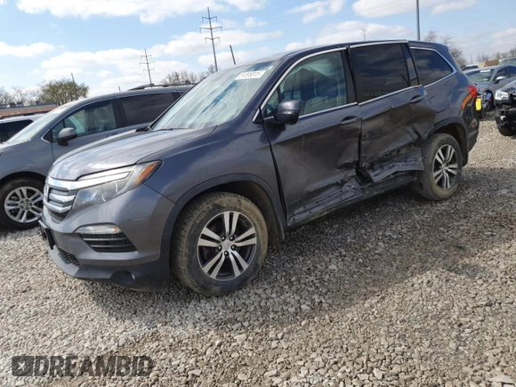 2016 Honda Pilot EX-L with VIN 5FNYF6H52GB099677, listed as a Copart auction lot 51095815 with 101,817 mi miles and Salvage Title. Bid and sale history available at carsss.com. Image 1.