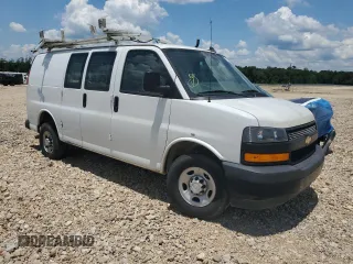 2018 Chevrolet Express Cargo with VIN 1GCWGAFPXJ1181166, listed as a Copart auction lot 59928365 with Not provided miles and Clean title. Bid and sale history available at DreamBid. Image 4.
