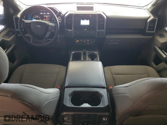 2018 Ford F-150 XL with VIN 1FTEW1E51JFD24037, listed as a Copart auction lot 59372655 with 98,465 mi miles and Salvage title. Bid and sale history available at DreamBid. Image 8.