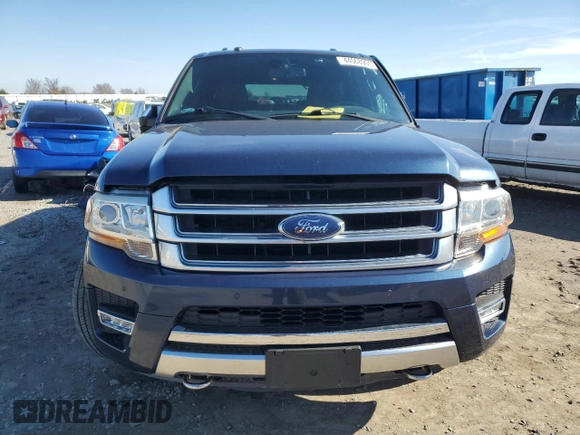 2016 Ford Expedition Max Platinum with VIN 1FMJK1MT4GEF07212, listed as a Copart auction lot 44068905 with 126,210 mi miles and Non repairable. Bid and sale history available at DreamBid. Image 5.