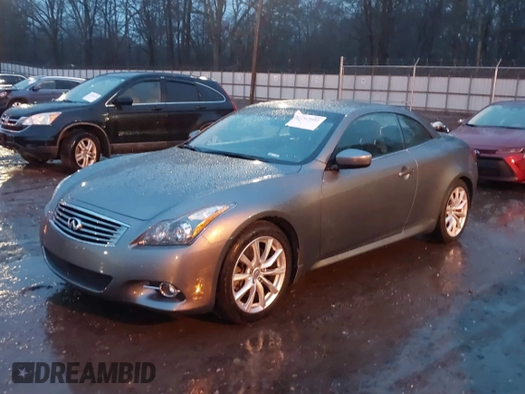 2013 Infiniti G37 Convertible with VIN JN1CV6FE8DM772784, listed as a IAAI auction lot 41367692 with 90,808 mi miles. Bid and sale history available at carsss.com. Image 18.
