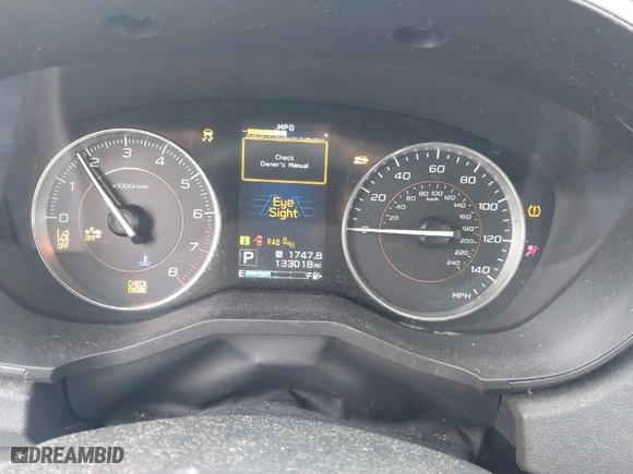 2018 Subaru Crosstrek Limited with VIN JF2GTAMC2J8241322, listed as a IAAI auction lot 41577400 with NaN miles. Bid and sale history available at carsss.com. Image 7.