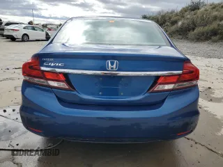2015 Honda Civic Sedan LX with VIN 19XFB2F54FE246102, listed as a Copart auction lot 50583465 with 107,235 mi miles and Salvage Title. Bid and sale history available at carsss.com. Image 6.