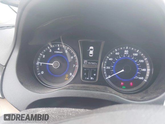 2013 Hyundai Azera with VIN KMHFH4JG5DA260461, listed as a IAAI auction lot 42603483 with 157,362 mi miles and . Bid and sale history available at DreamBid. Image 7.