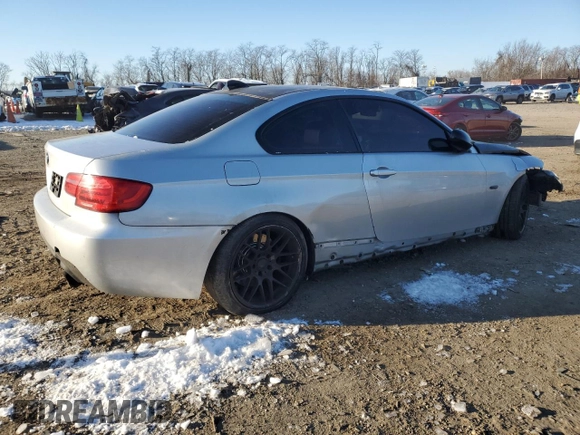 2011 BMW 3 Series 335is with VIN WBAKG1C58BE618199, listed as a Copart auction lot 87549775 with 102,081 mi miles and Salvage Title. Bid and sale history available at carsss.com. Image 3.