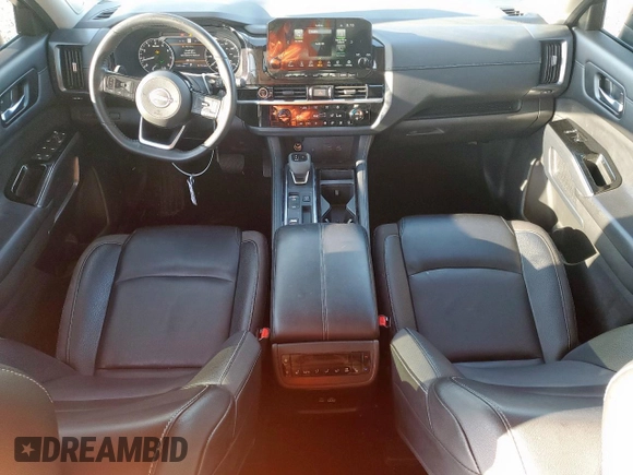 2023 Nissan Pathfinder SL with VIN 5N1DR3CB5PC262770, listed as a Copart auction lot 56664725 with 25,896 mi miles and Salvage title. Bid and sale history available at DreamBid. Image 8.