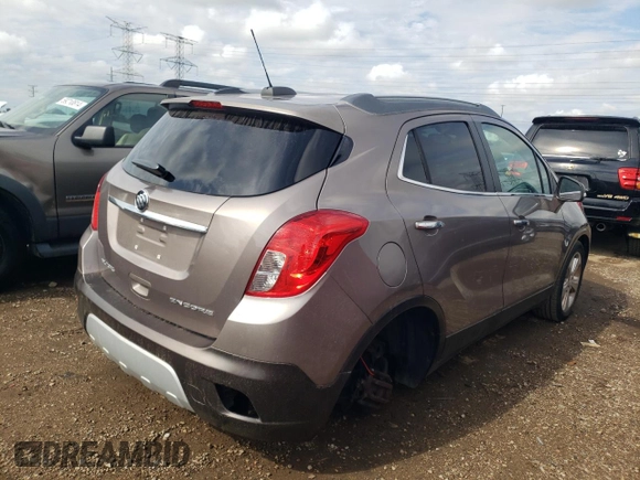 2015 Buick Encore with VIN KL4CJASBXFB152034, listed as a Copart auction lot 69224744 with 82,603 mi miles and Salvage Title. Bid and sale history available at DreamBid. Image 3.