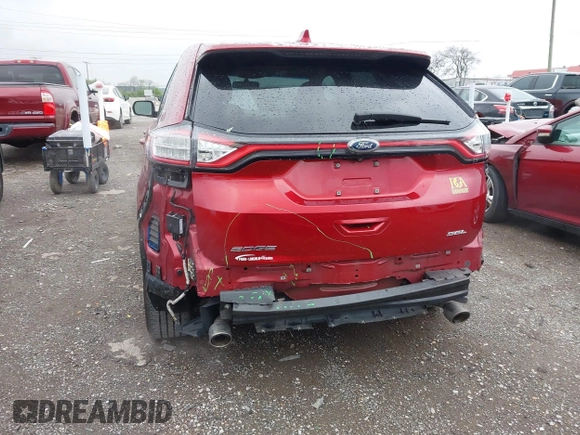 2016 Ford Edge SEL with VIN 2FMPK3J81GBC40046, listed as a IAAI auction lot 41945643 with 71,109 mi miles. Bid and sale history available at carsss.com. Image 6.