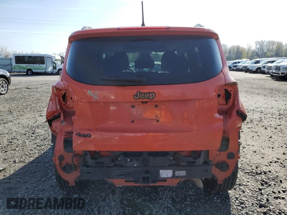 2016 Jeep Renegade Latitude with VIN ZACCJBBT8GPD87477, listed as a Copart auction lot 49925375 with 73,585 mi miles and Salvage Title. Bid and sale history available at carsss.com. Image 6.