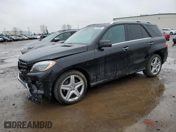 2014 Mercedes-Benz M 350 with VIN 4JGDA2EB7EA363543, listed as a Copart auction lot 53585855 with 168,940 mi miles and Salvage Title. Bid and sale history available at DreamBid. Image 1.
