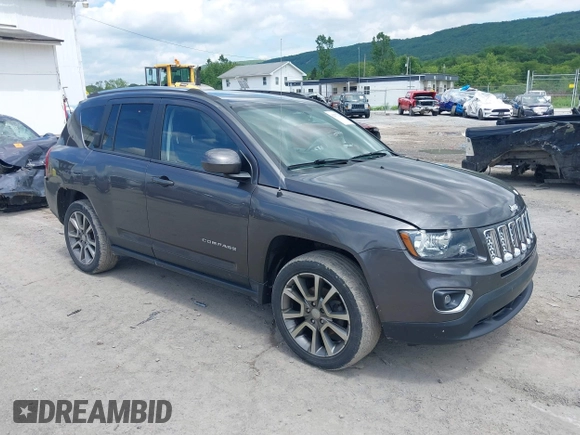 2017 Jeep Compass Latitude with VIN 1C4NJDEB0HD188771, listed as a IAAI auction lot 42377126 with 89,056 mi miles and . Bid and sale history available at DreamBid. Image 1.