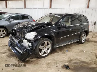 2011 Mercedes-Benz GL-Class GL 550 with VIN 4JGBF8GE7BA715132, listed as a Copart auction lot 50386435 with 123,649 mi miles and Clean Title. Bid and sale history available at carsss.com. Image 1.