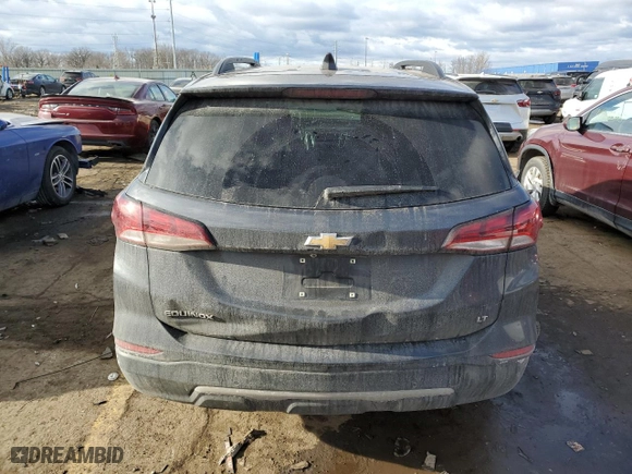 2022 Chevrolet Equinox LT with VIN 2GNAXKEV5N6131415, listed as a Copart auction lot 42955065 with 54,102 mi miles and Non Repairable. Bid and sale history available at carsss.com. Image 6.