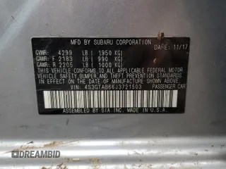 2018 Subaru Impreza Premium с VIN 4S3GTAB66J3721503, выставлен на аукционе Copart как лот 82799024 с пробегом 119 185 миль миль и Списание • Salvage title. История ставок и продаж доступна на DreamBid. Изображение 12.