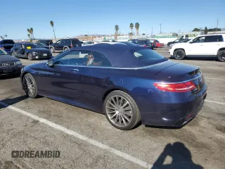 2017 Mercedes-Benz S 550 with VIN WDDXK8CB6HA024397, listed as a Copart auction lot 87514885 with 15,311 mi miles and Salvage Title. Bid and sale history available at DreamBid. Image 2.