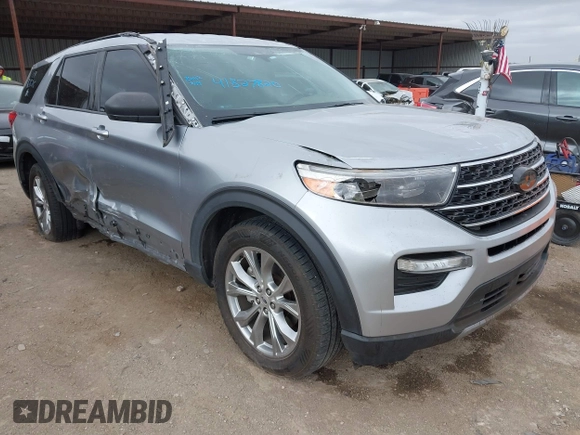 2020 Ford Explorer XLT with VIN 1FMSK8DH3LGC80022, listed as a IAAI auction lot 41827820 with 59,886 mi miles. Bid and sale history available at carsss.com. Image 1.