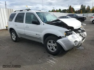 2007 Ford Escape Hybrid with VIN 1FMCU59HX7KB98751, listed as a Copart auction lot 76145834 with 133,185 mi miles and Salvage Title. Bid and sale history available at carsss.com. Image 4.