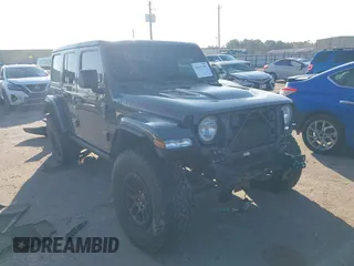 2021 Jeep Wrangler Unlimited Rubicon with VIN 1C4JJXFG3MW842686, listed as a IAAI auction lot 41517391 with 44,127 mi miles. Bid and sale history available at carsss.com. Image 1.