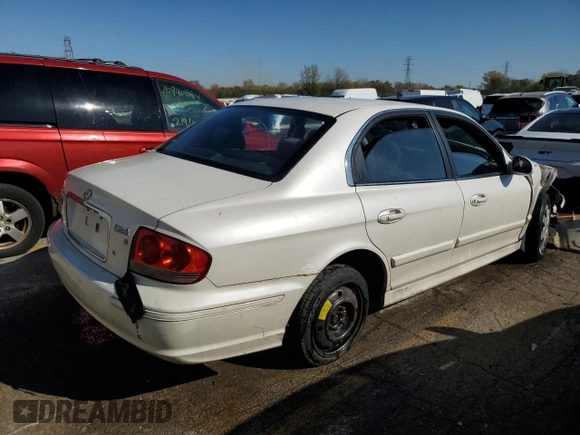 2004 Hyundai Sonata with VIN KMHWF25H14A007148, listed as a Copart auction lot 75950614 with 0 mi miles and Salvage Title. Bid and sale history available at carsss.com. Image 3.
