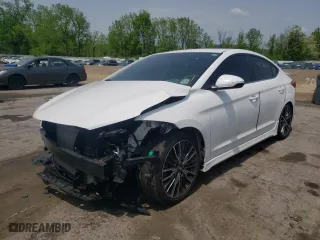 2018 Hyundai Elantra Sport with VIN KMHD04LB3JU539207, listed as a Copart auction lot 51573023 with 50,891 mi miles and Salvage Title. Bid and sale history available at carsss.com. Image 1.