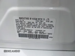 2016 Infiniti Q50 Red Sport 400 с VIN JN1FV7AR1GM450151, выставлен на аукционе IAAI как лот 42285181 с пробегом 169 914 миль миль и . История ставок и продаж доступна на DreamBid. Изображение 9.