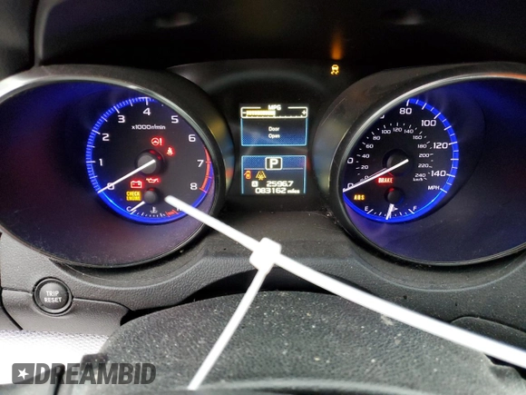 2017 Subaru Legacy Premium with VIN 4S3BNAC62H3026710, listed as a Copart auction lot 38199263 with 83,162 mi miles. Bid and sale history available at carsss.com. Image 9.