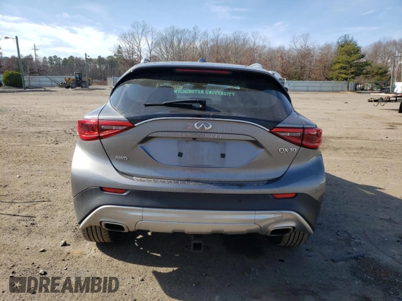 2017 Infiniti QX30 Luxury with VIN SJKCH5CR1HA025473, listed as a Copart auction lot 42274624 with 45,568 mi miles. Bid and sale history available at carsss.com. Image 6.