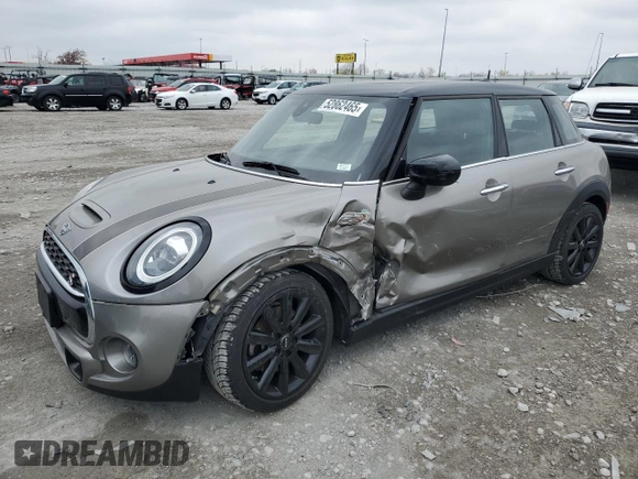 2020 MINI Hardtop 4 Door Cooper S with VIN WMWXU9C07L2M56778, listed as a Copart auction lot 52862465 with 80,252 mi miles and Salvage title. Bid and sale history available at DreamBid. Image 1.