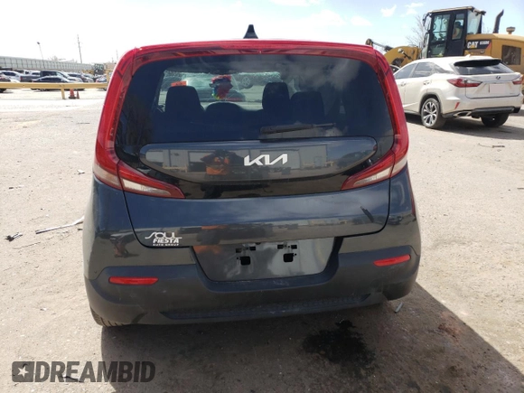 2022 Kia Soul LX with VIN KNDJ23AU8N7801887, listed as a Copart auction lot 47099145 with 22,684 mi miles and Salvage Title. Bid and sale history available at carsss.com. Image 6.