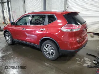 2015 Nissan Rogue SV with VIN 5N1AT2MV4FC886808, listed as a Copart auction lot 50594435 with 98,120 mi miles and Salvage Title. Bid and sale history available at carsss.com. Image 2.